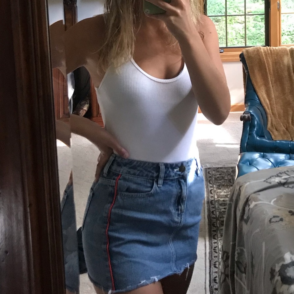 Pacsun jean skirt
